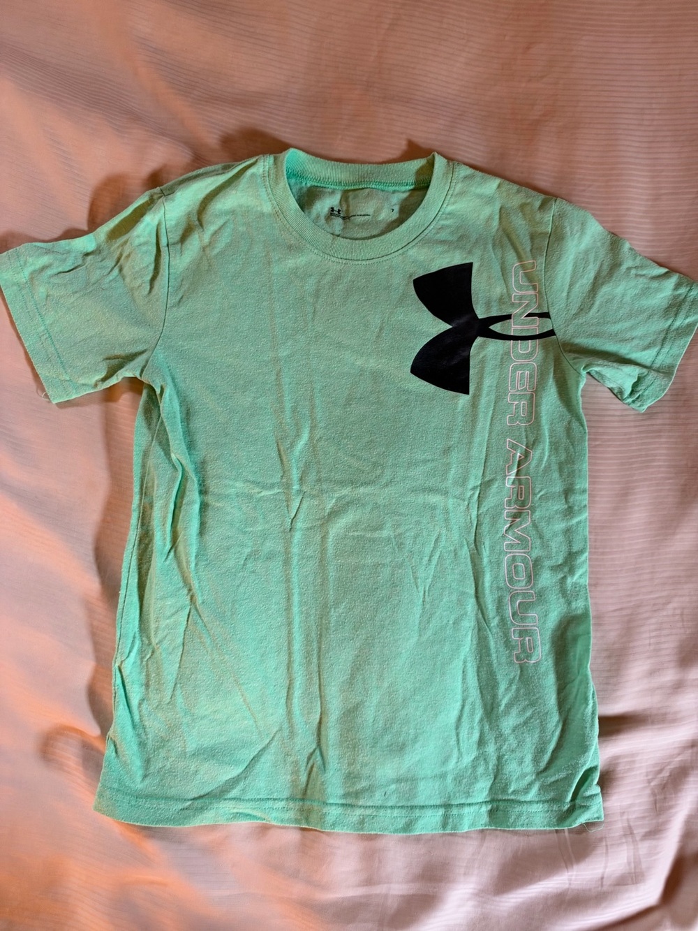 Under Armour Mint Green Logo Short Sleeve Tee
